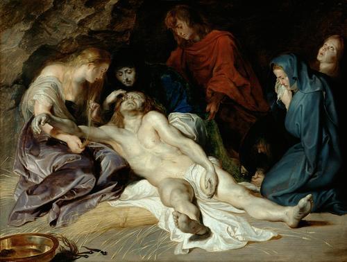 Peter Paul Rubens Mourning over Christ by Mary and John oil painting image